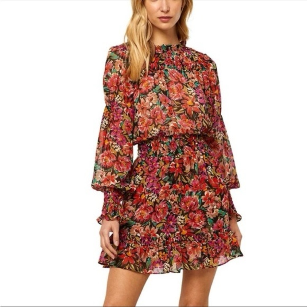 Misa Los Angeles Mini Floral Dress